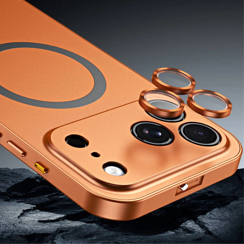 Protección elevada de metal y vidrio para las cámaras del iPhone